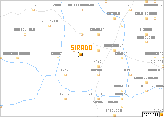 map of Sirado