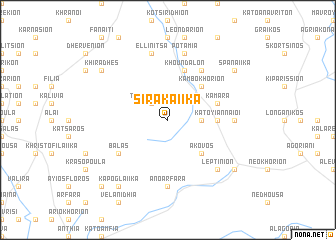 map of Sirakaíika