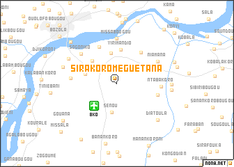 map of Sirakoro Méguétana