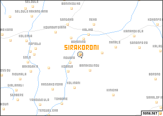 map of Sirakoroni