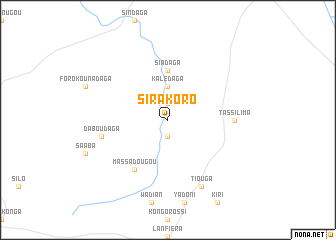 map of Sirakoro