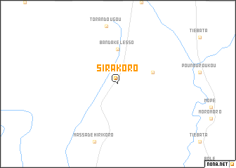 map of Sirakoro