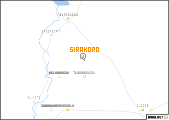 map of Sirakoro