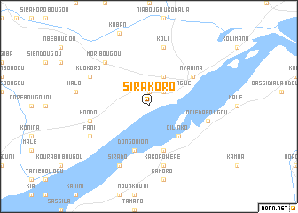 map of Sirakoro