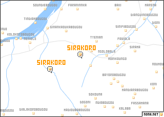 map of Sirakoro