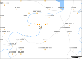 map of Sirakoro
