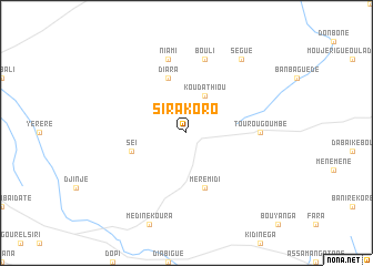 map of Sirakoro