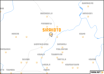 map of Sirakoto