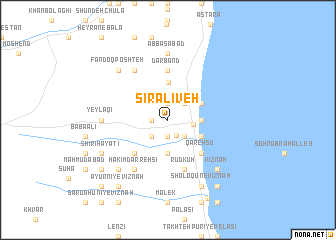 map of Sīrālīveh