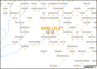 map of Siralle