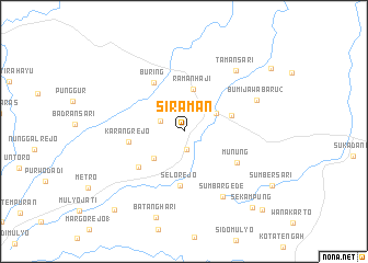 map of Siraman