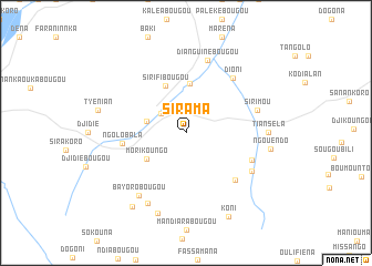 map of Sirama