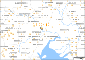 map of Siramita