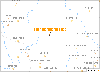 map of Sirandangástico