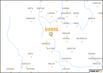 map of Si Rang