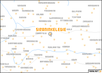 map of Siraninkélédiè