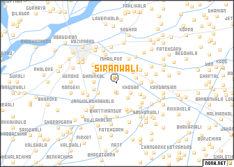 map of Sirānwāli