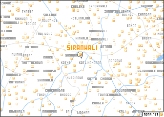 map of Sirānwāli