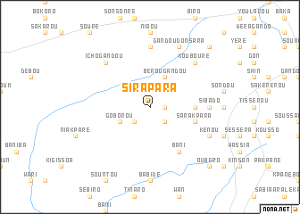 map of Sirapara