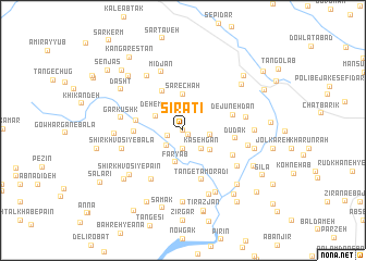 map of Sīratī