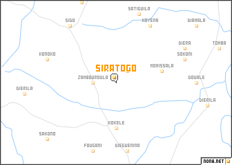 map of Siratogo