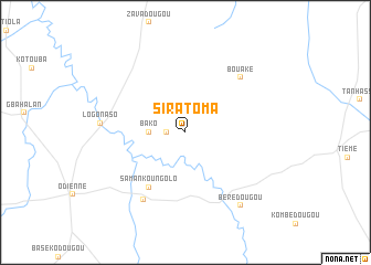 map of Siratoma