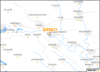 map of Şirăuţi