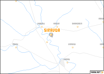 map of Siravda
