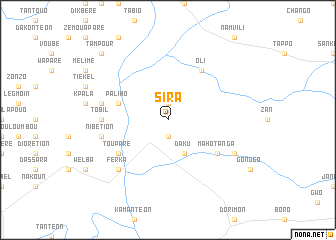 map of Sira