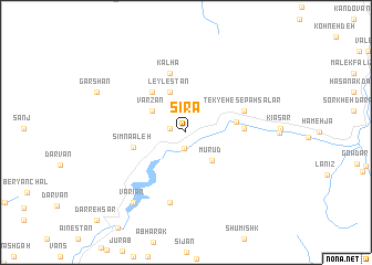 map of Sīrā