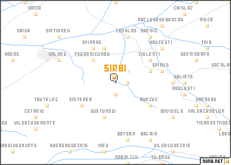 map of Sîrbi