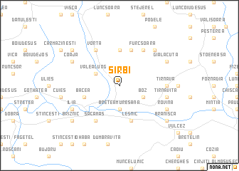 map of Sîrbi