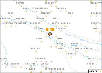 map of Sîrbi