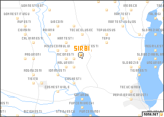 map of Sîrbi