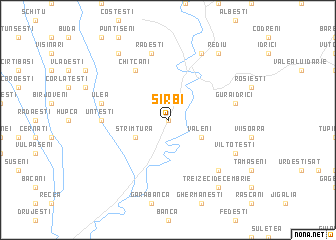 map of Sîrbi