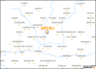 map of Sırçalı