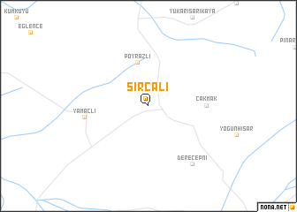 map of Sırçalı