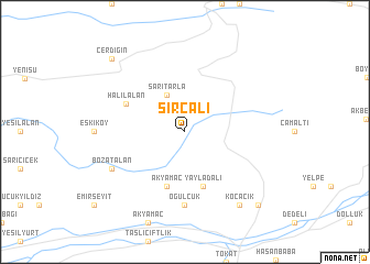 map of Sırçalı