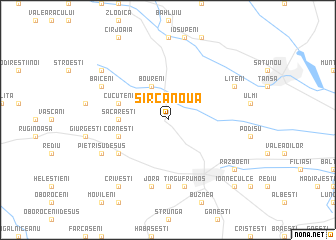 map of Sîrca Nouă