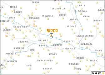 map of Sirča