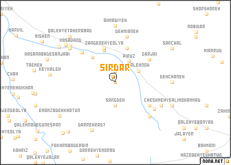 map of Sīrdar