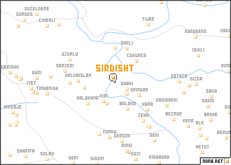 map of Sirdisht