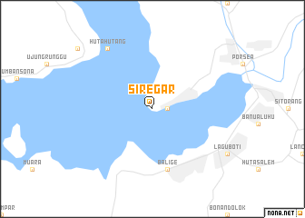 map of Siregar