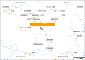 map of Sirégbédougou