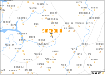 map of Sirémodia