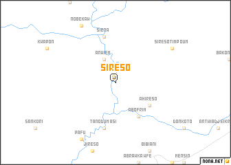 map of Sireso