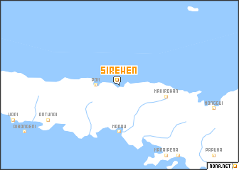 map of Sirewen