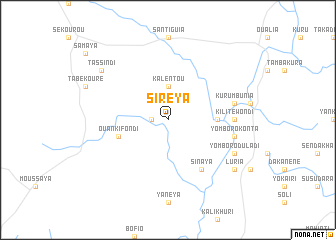map of Siréya