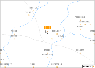 map of Siré