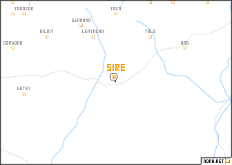 map of Sīrē